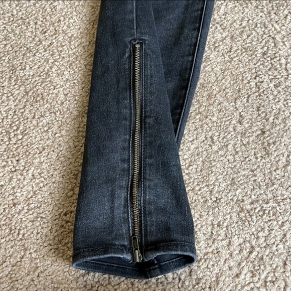 Articles of society ankle zip, Mya jean, black wash, size 28 - Picture 5 of 10